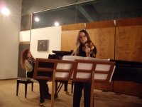 Conservatory of Athens – Recital for violin and piano (December 2012)