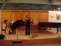 Conservatory of Athens – Recital for violin and piano (December 2012)