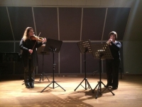 Recital for violin and horn, Nakas Conservatory, February 2017, Athens